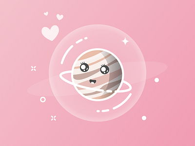 Illustration ・ Jupitor emoji illustration jupitor planet space