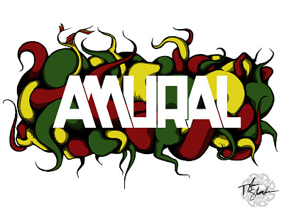 Amural Logo 2 illustration music rasta