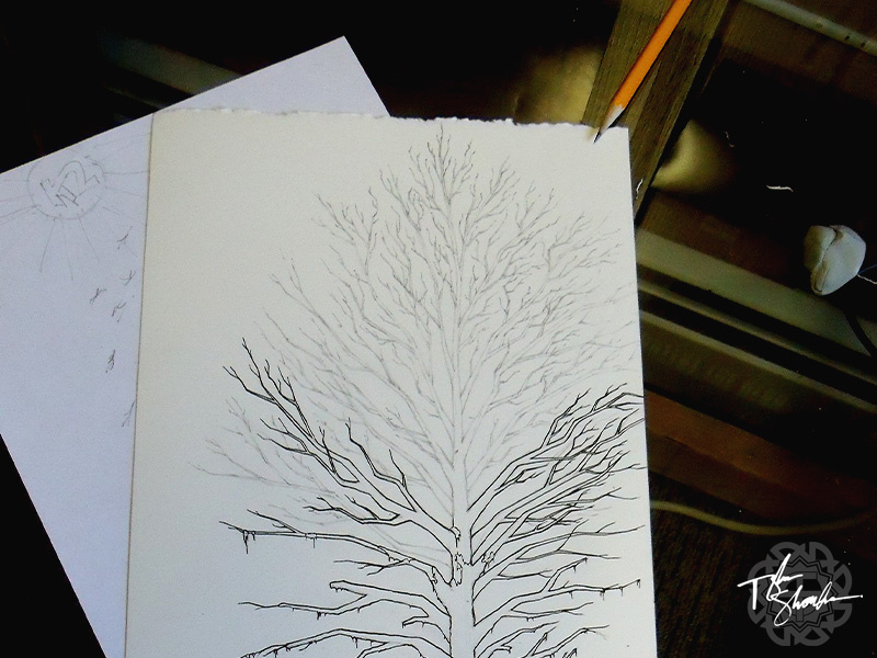 Ink Tree 2 by Tyler Shandera on Dribbble