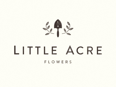 Little Acre belkin brand branding flowers garden icon identity logo logomark mark type yossi
