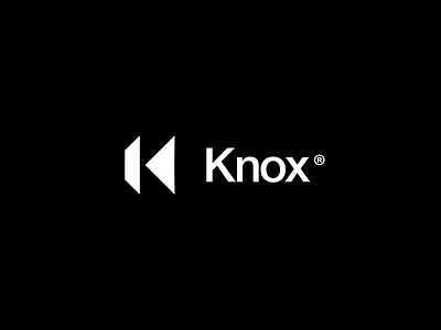 Knox brand branding icon logo mark music tech type