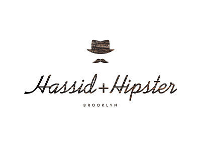 Hassid+Hipster brand branding brooklyn hassid hipster icon logo mark type