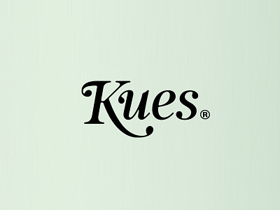 Kues brand branding fasion icon identity logo logomark mark type