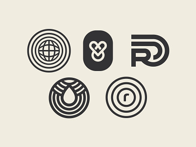 Ripple brand branding icon logo logomark mark type