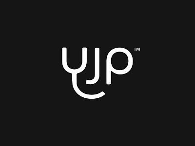 YJP brand branding face lettering logo mark monogram type