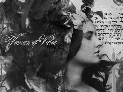 Woman of Valor beauty black and white female hebrew jewish woman