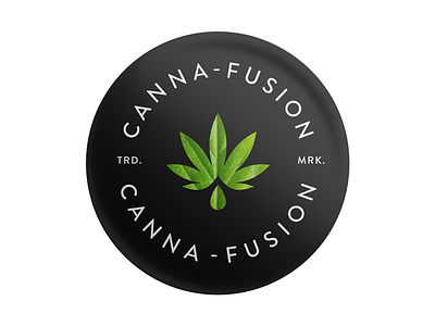 Canna-Fusion cannabis high logo mark packaging pot weed