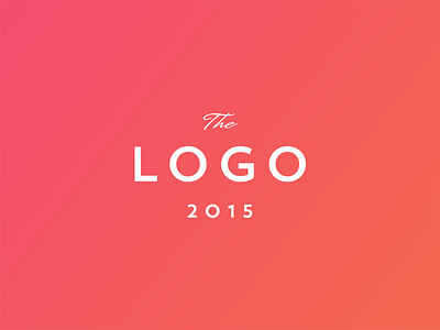 The Logo 2015 brand branding icon logo logodesign logotype type typography
