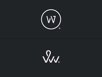 WW agency brand icon identity logo mark w