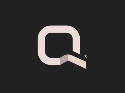 Equipped icon logo mark q tech trademark type