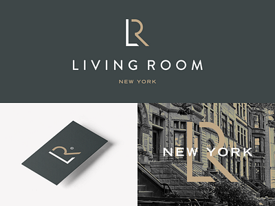 Living Room brand brooklyn icon logo mark newyork ny real estate