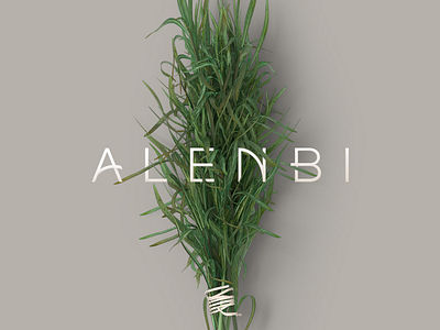 Alenbi custom food lettering restaurant type
