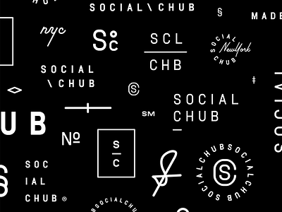 SC lettering logo type typography