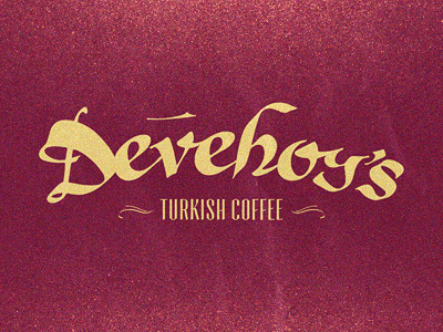 Devehoys Coffee Company - Logotype bag beans coffee dark package turkish