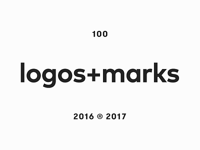 100 Logos+Marks band branding icon identity logo logos mark packaging type typography