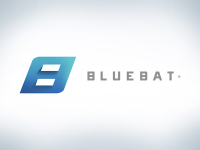 BlueBat b blue icon logo mark trademark type