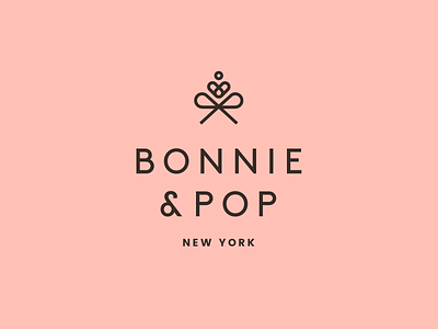 Bonnie&Pop gift gifts logo logotype type