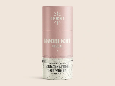 Moonlight Herbal cannabis cbd herbal moon moonlight packaging pot tincture women