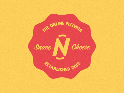 SauceN'Cheese brand cheese logo mark n pizza pizzeria sauce slices