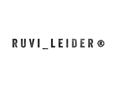 Ruvi Leider Photography black and white brand brooklyn icon logo photo photography studio video vintage