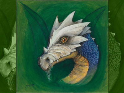 Drac blau, Blue dragon