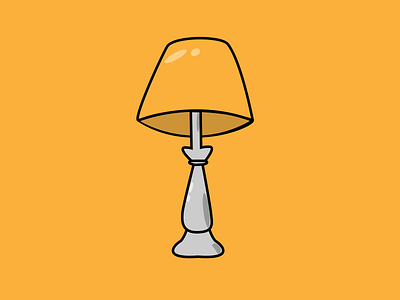 Lamp Illustration adobe illustrator illustration illustration art illustrator lamp vectorart