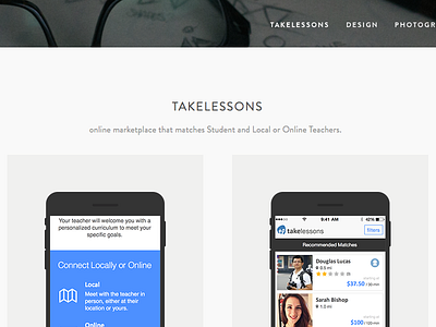 New website design imac iphone mac photography portfolio site takelessons ui ux web