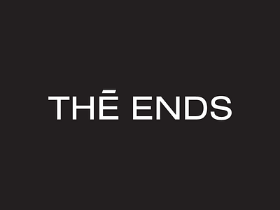 THĒ ENDS design ends fashion logo luxury revisions skate theends type typeface