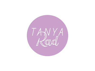 Tanya Rad circle design inspire logo purple rad tanya tr