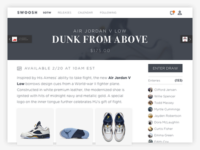 Swoosh Drawing Site