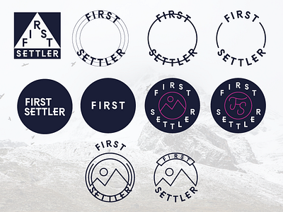 Branding Exploration apparel branding design iceland logo nordic settler viking