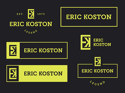 Eric Koston Logo branding design ek eric koston logo nike type