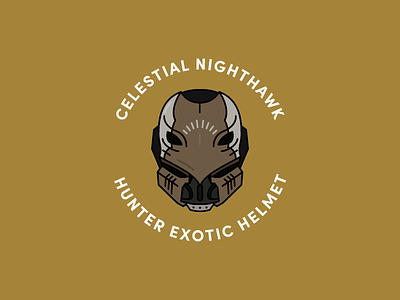 Nighthawk bungie destiny exotic helmet hunter illustration nighthawk ps4