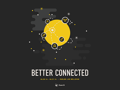 Better Connected better connected design illustration meeting microsoft powerbi