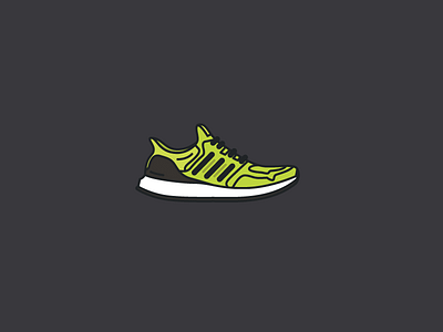 Adidas Ultra Boost 1.0s "Solar Yellow" adidas boost illustration shoes sneakers ultraboost