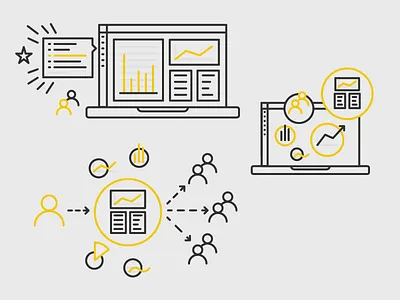 Illustration explorations bi design illustration illustrations microsoft power powerbi