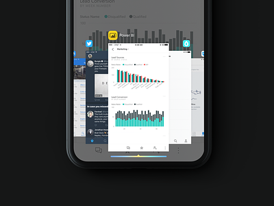 iPhone X Navigation idea apple bi concept ios ios11 iphone iphonex nav powerbi ui ux