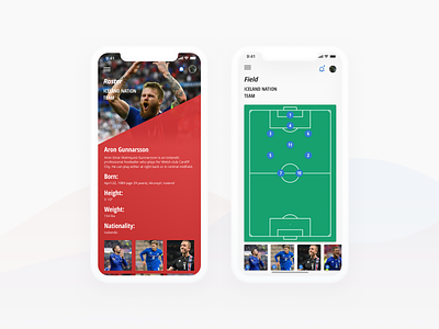 World Cup is coming cup design iceland ios soccer sports ui world