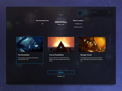 Destiny's Nightfall bungie design destiny destiny 2 forsaken game gaming nightfall pc ui