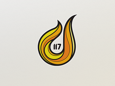 dART117 alpha fire logo orange