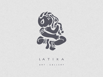 Latika art dance gallery logotype