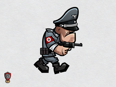 Herr Offizier character commander game art unit war ww2