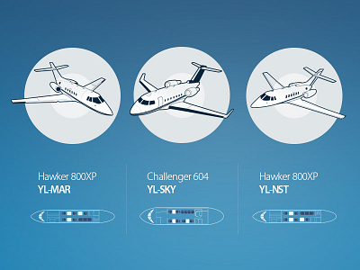 VipAvia airplanes badges drawing