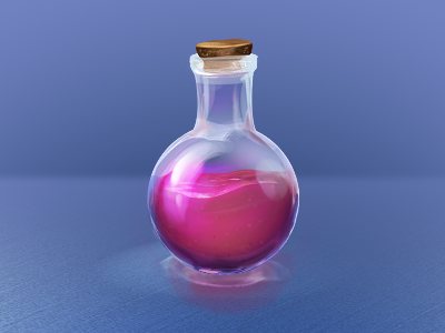 Strange Liquid 9 bottle liquid love magic number potion strange