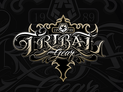 Tribal Gear XXV Strong digital art hand lettering lettering script typography urban art