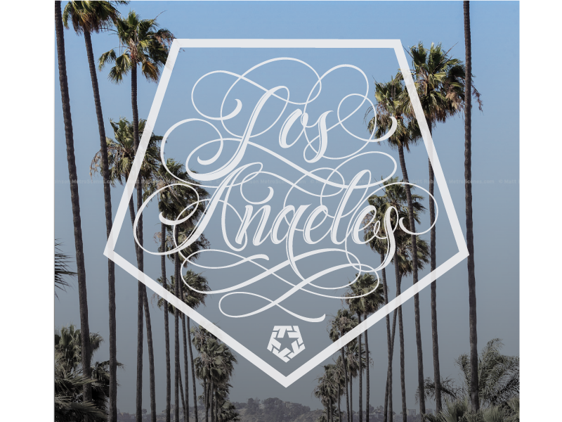 Los Angeles Script  Lettering, Typography design, Los angeles