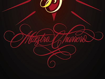 Maestro Churrero firma handlettering lettering logo logotype sign