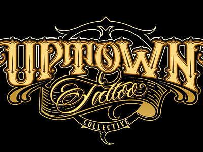 Uptown Tattoo lettering