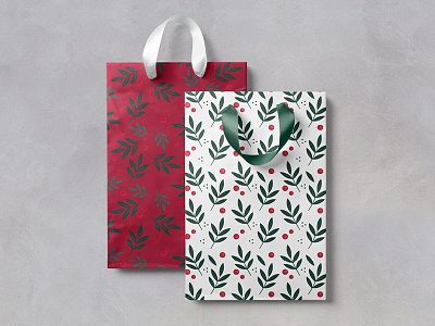 Christmas Festivity creative market design resources festive floral graphic design pattern illustration shapes wrapping paper