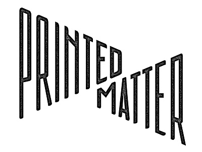Printed Matter black matter print texture typography white